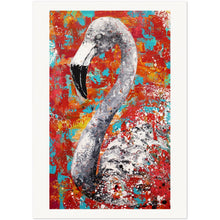 Load image into Gallery viewer, Red Flamingo Museum-Quality Matte Paper