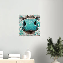 Load image into Gallery viewer, 2% the cow Canvas Print
