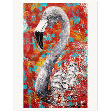 Load image into Gallery viewer, Red Flamingo Museum-Quality Matte Paper