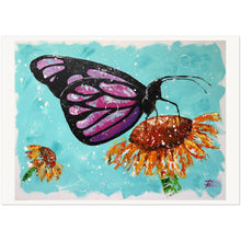 Load image into Gallery viewer, Butterfly On Flower Museum-Quality Matte Paper