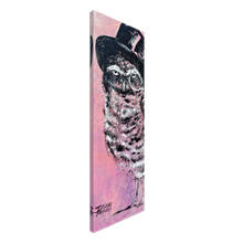 Load image into Gallery viewer, Glamour Grunge Owl Canvas Print