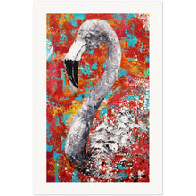Load image into Gallery viewer, Red Flamingo Museum-Quality Matte Paper