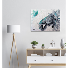 Load image into Gallery viewer, Elephant and the Butterfly Canvas Print