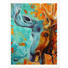 Load image into Gallery viewer, Sunset Moose Museum-Quality Matte Paper