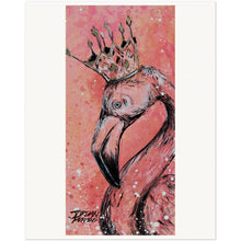 Load image into Gallery viewer, Flamingo King Museum-Quality Matte Paper
