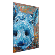 Load image into Gallery viewer, Teller the Pig Canvas Print