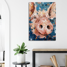 Load image into Gallery viewer, Penn the Pig Canvas Print