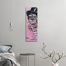 Load image into Gallery viewer, Glamour Grunge Owl Canvas Print