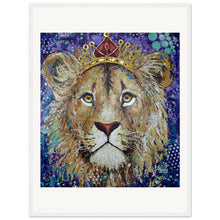 Load image into Gallery viewer, Princess of the Pride Prin  Wooden Framed
