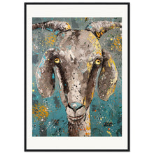 Load image into Gallery viewer, Pretty Cool For A Goat Wooden Framed Print
