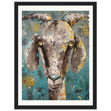 Load image into Gallery viewer, Pretty Cool For A Goat Wooden Framed Print
