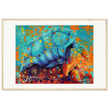 Load image into Gallery viewer, Slow Poke  Print  Wooden Framed
