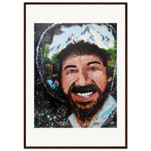 Load image into Gallery viewer, Bob Ross Wooden Framed Print
