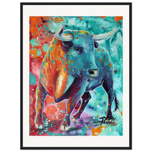 Load image into Gallery viewer, No Bull Print Wooden Framed
