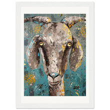 Load image into Gallery viewer, Pretty Cool For A Goat Wooden Framed Print
