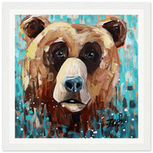 Load image into Gallery viewer, Bear 2/3  Wooden Framed Print
