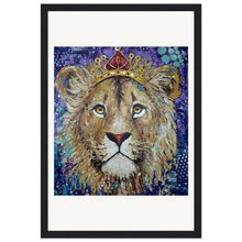 Load image into Gallery viewer, Princess of the Pride Prin  Wooden Framed
