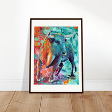 Load image into Gallery viewer, No Bull Print Wooden Framed
