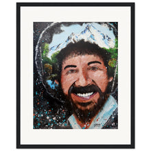 Load image into Gallery viewer, Bob Ross Wooden Framed Print
