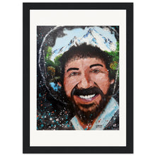 Load image into Gallery viewer, Bob Ross Wooden Framed Print
