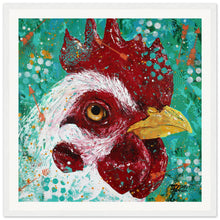 Load image into Gallery viewer, Party Fowl Museum-Quality Matte Print  Wooden Framed
