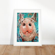 Load image into Gallery viewer, This Little Piggy Print Wooden Framed
