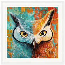 Load image into Gallery viewer, Hoot Wooden Framed Print
