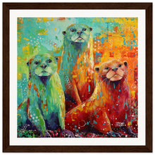 Load image into Gallery viewer, You Otter Be Kiddng Me Wooden Framed Print
