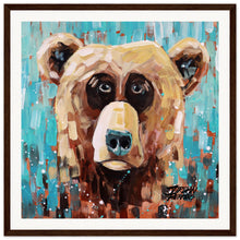 Load image into Gallery viewer, Bear 1/3  Wooden Framed Print
