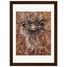 Load image into Gallery viewer, Emu King  Wooden Framed Print
