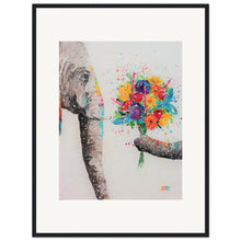 Load image into Gallery viewer, Don&#39;t Eat My Flowers  Wooden Framed Print
