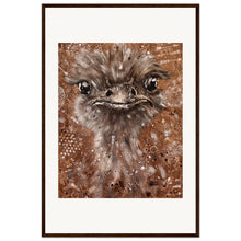 Load image into Gallery viewer, Emu King  Wooden Framed Print
