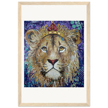 Load image into Gallery viewer, Princess of the Pride Prin  Wooden Framed
