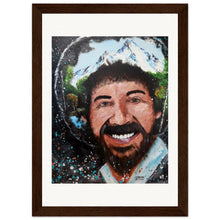 Load image into Gallery viewer, Bob Ross Wooden Framed Print
