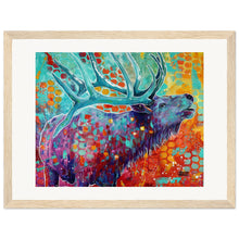 Load image into Gallery viewer, Looking for love Print Wooden Framed
