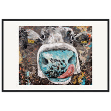 Load image into Gallery viewer, Blue Nose  Wooden Framed Print
