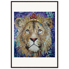 Load image into Gallery viewer, Princess of the Pride Prin  Wooden Framed
