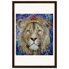 Load image into Gallery viewer, Princess of the Pride Prin  Wooden Framed
