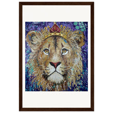 Load image into Gallery viewer, Princess of the Pride Prin  Wooden Framed
