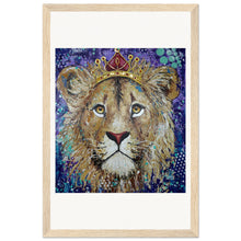 Load image into Gallery viewer, Princess of the Pride Prin  Wooden Framed
