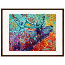 Load image into Gallery viewer, Looking for love Print Wooden Framed
