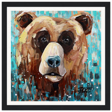 Load image into Gallery viewer, Bear 2/3  Wooden Framed Print
