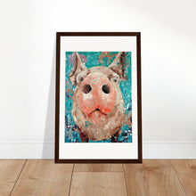 Load image into Gallery viewer, This Little Piggy Print Wooden Framed
