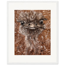 Load image into Gallery viewer, Emu King  Wooden Framed Print
