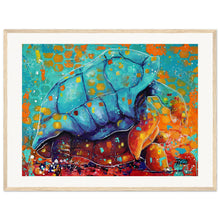 Load image into Gallery viewer, Slow Poke  Print  Wooden Framed
