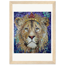 Load image into Gallery viewer, Princess of the Pride Prin  Wooden Framed
