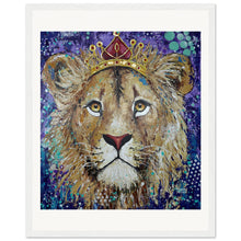 Load image into Gallery viewer, Princess of the Pride Prin  Wooden Framed
