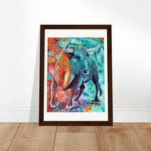 Load image into Gallery viewer, No Bull Print Wooden Framed
