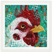 Load image into Gallery viewer, Party Fowl Museum-Quality Matte Print  Wooden Framed
