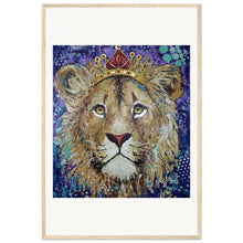 Load image into Gallery viewer, Princess of the Pride Prin  Wooden Framed
